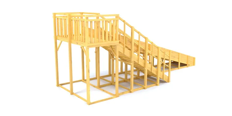 Зимняя горка Савушка Зима Wood 6