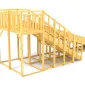 Зимняя горка Савушка Зима Wood 6