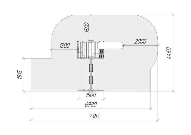 Детская площадка Савушка TooSun (Тусун) 1 с плетеным креслом