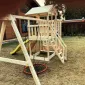 Детская площадка Савушка Мастер 3 с качелями Гнездо 1 метр