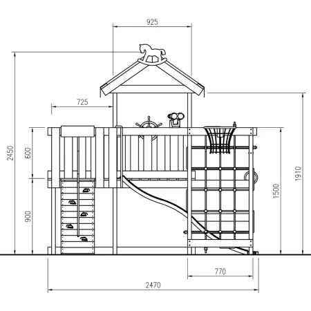 Игровой комплекс Савушка Baby 8 голубой Игровой комплекс Савушка Baby 8 голубой