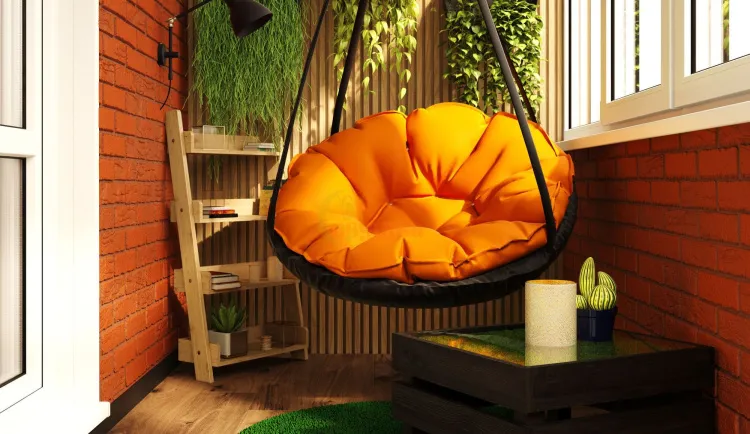 Подвесное кресло PapaSAV (Оранжевое)