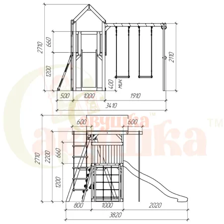 Детская площадка Савушка TooSun (Тусун) 7