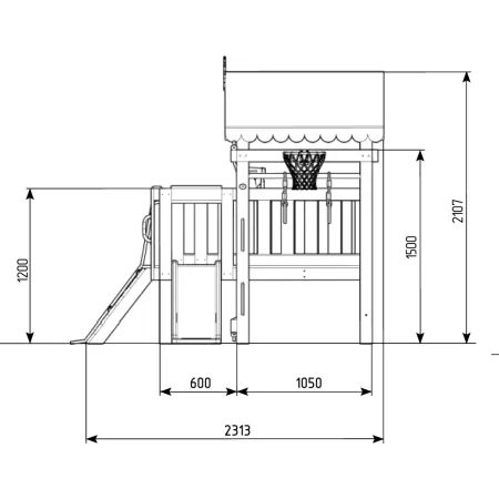 Игровой комплекс Савушка Baby 7 оливковый