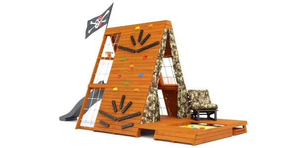 Спортивный домик Савушка База-4 (Милитари) с креслом Спортивный домик Савушка База-4 (Милитари) с креслом