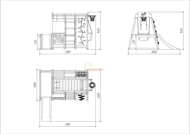 Детская игровая площадка Савушка Непоседа 6 nero Детская игровая площадка Савушка Непоседа 6 nero