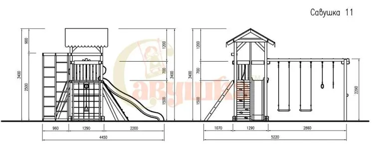 Детская площадка Савушка 11