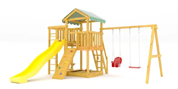 Детская площадка Савушка Мастер 3 Plus (горка 3 метра)