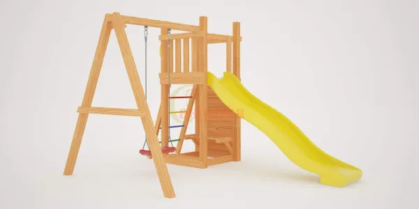 Детская площадка Савушка Мастер 6 с качелями