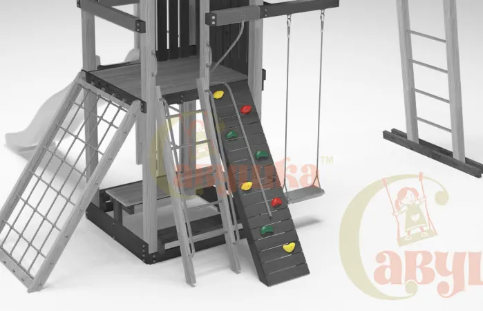 Зацепы для скалодрома пластик с крепежом (комплект 5 шт.)