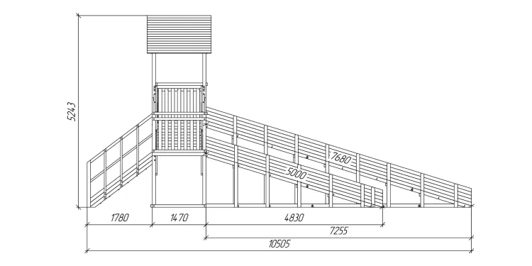 Зимняя горка Савушка Зима Wood 7/2 Зимняя горка Савушка Зима Wood 7/2