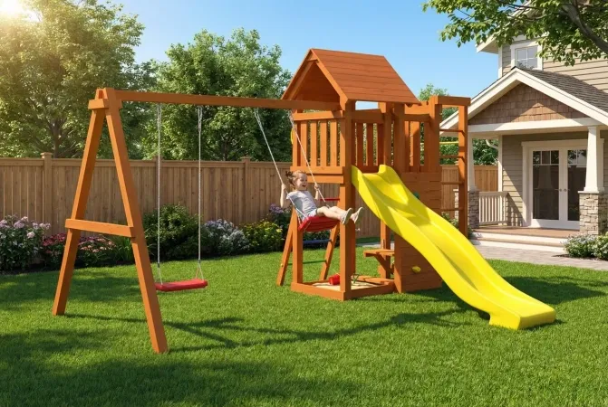 Детская площадка Савушка Мастер 10 (Махагон)