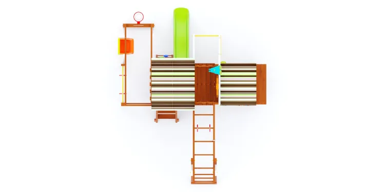 Детская площадка Савушка TooSun (Тусун) 14 (салатовый)