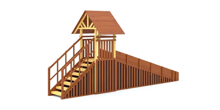 Зимняя горка Савушка Зима 4/2 с местом для хранения