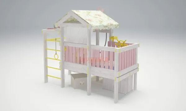 Игровой комплекс Савушка Baby 3 розовый