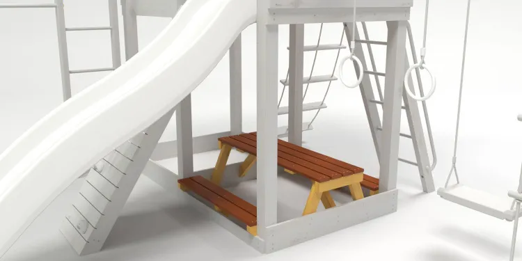 Столик с двумя лавочками