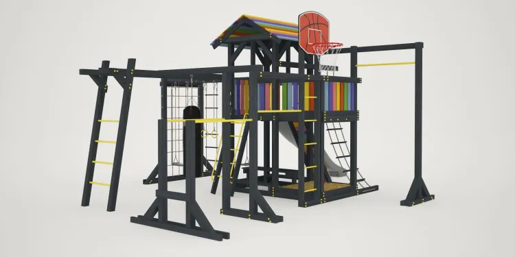 Детская площадка Савушка 2 (BLACK EDITION) Детская площадка Савушка 2 (BLACK EDITION)