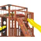Детская площадка Савушка КУБ-3 (Махагон) с подушками