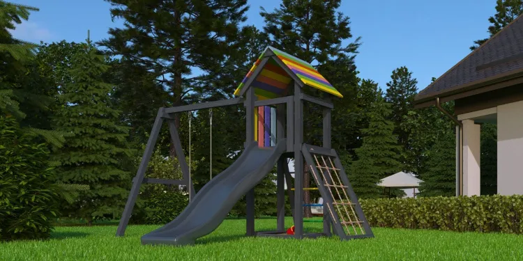 Детская площадка Савушка 7 (BLACK EDITION)