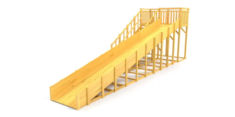 Зимняя горка Савушка Зима Wood 8