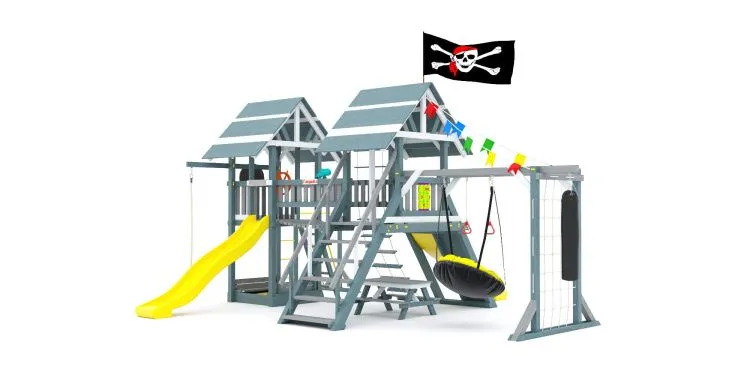 Детская площадка Савушка Люкс 9 COMFORT (Индиго)