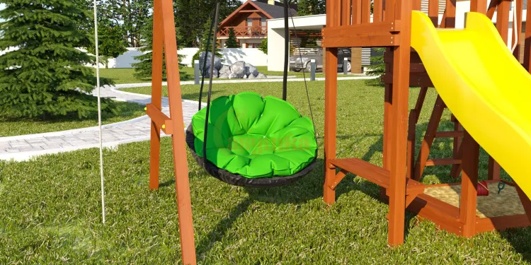 Подвесное кресло PapaSAV (Зеленое)