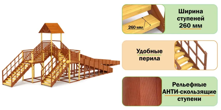 Зимняя горка Савушка Зима 9/4