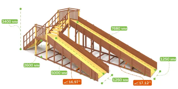 Зимняя горка Савушка Зима 7