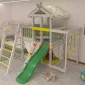 Игровой комплекс Савушка Baby 4 оливковый