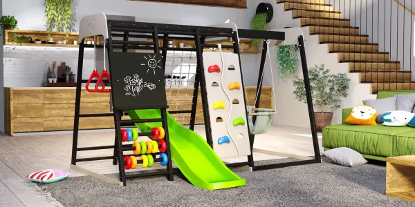 Детская игровая площадка Савушка Непоседа 9 nero