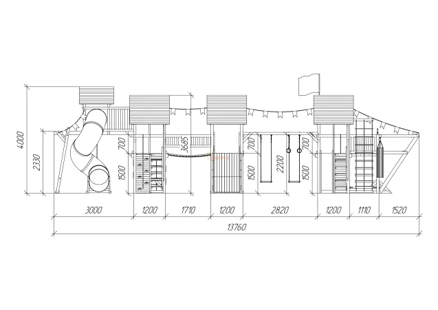 Детская площадка Савушка Люкс 1 Max