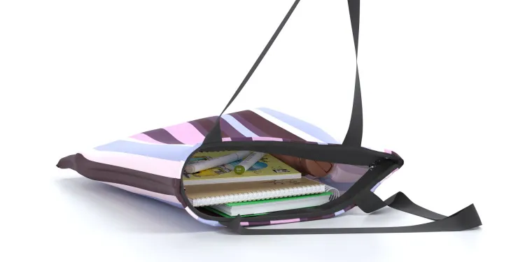 Сумка-шоппер, 45х35 см (полоса Розовая)