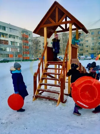 Зимняя горка Савушка Зима 5 (скат 5м)