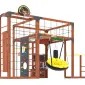 Детская площадка Савушка КУБ-2 (Махагон) с подушками