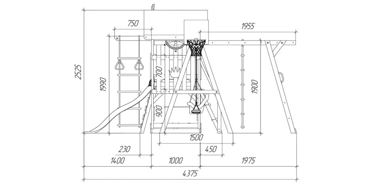 Детская площадка Савушка TooSun (Тусун) 9 (розовый)