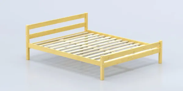 Кровать Савушка-09 полутороспальная 120х200, WOOD (без окрашивания) Кровать Савушка-09 полутороспальная 120х200, WOOD (без окрашивания)