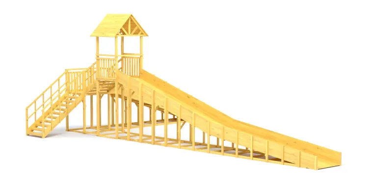 Зимняя горка Савушка Зима Wood 10
