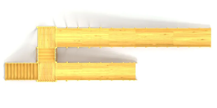 Зимняя горка Савушка Зима Wood 9