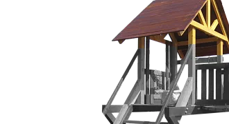 Большая деревянная крыша