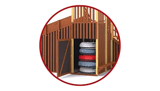 Хранилище зимнего инвентаря