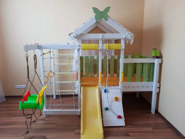 Игровой комплекс Савушка Baby 6 оливковый