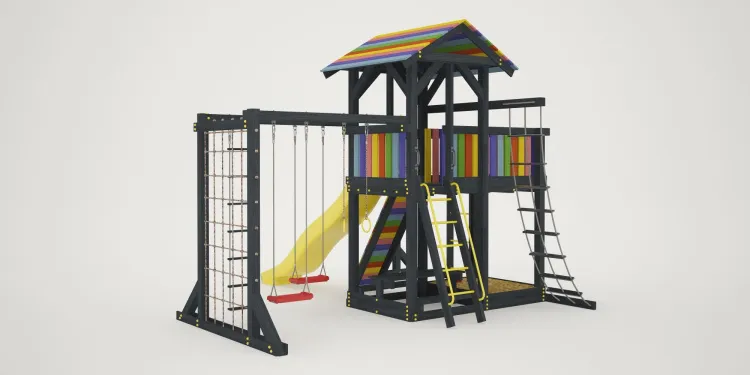 Детская площадка Савушка 3 (BLACK)