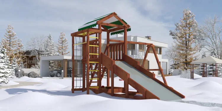 Детская площадка Савушка Мастер 5 (Махагон) 4 сезона Детская площадка Савушка Мастер 5 (Махагон) 4 сезона