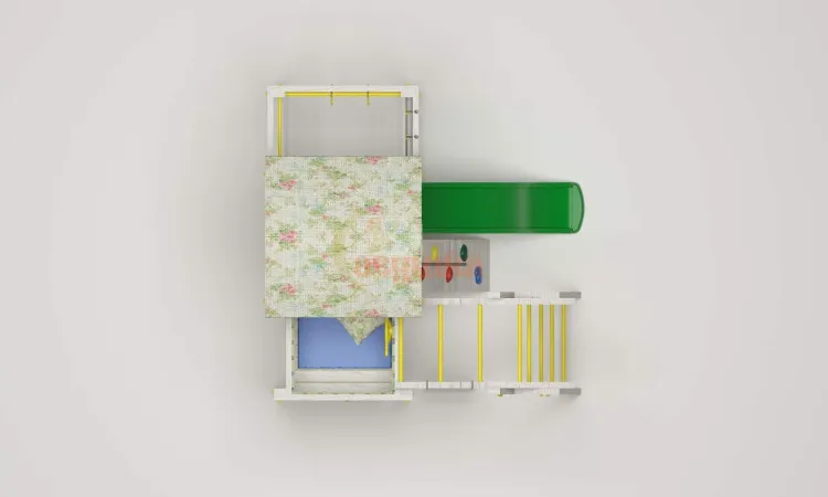 Игровой комплекс Савушка Baby 4 оливковый