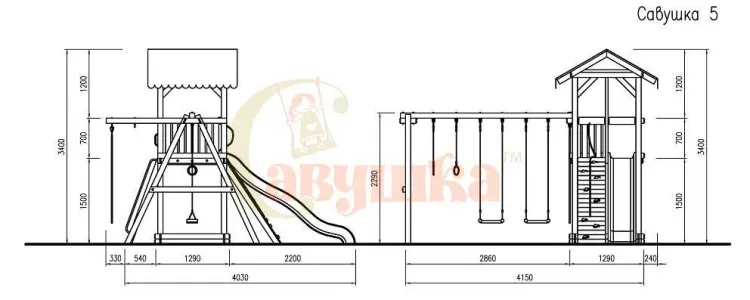 Детская площадка Савушка 5