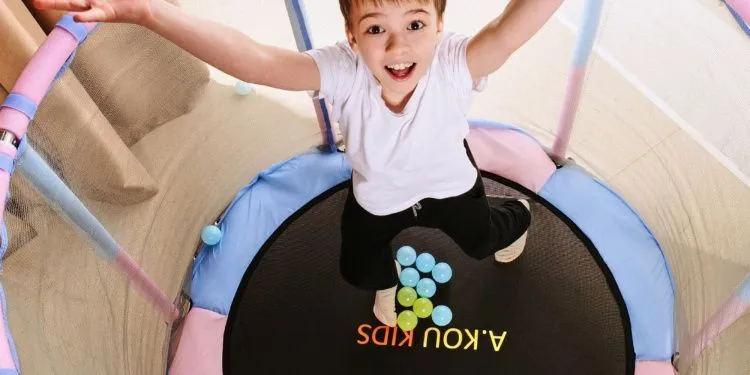 Батут детский DFC A.KOU KIDS 48" (122 см) с сеткой