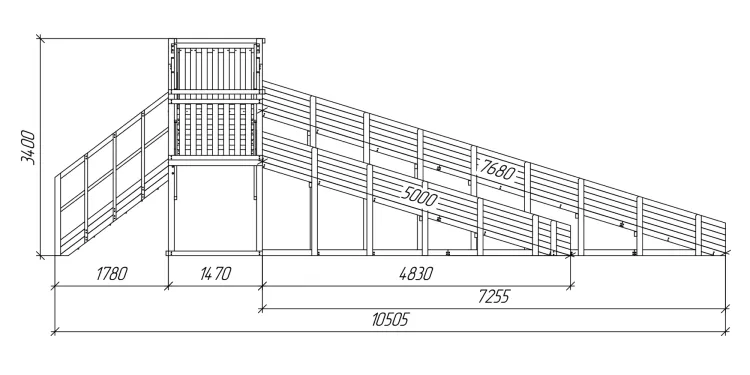 Зимняя горка Савушка Зима 7