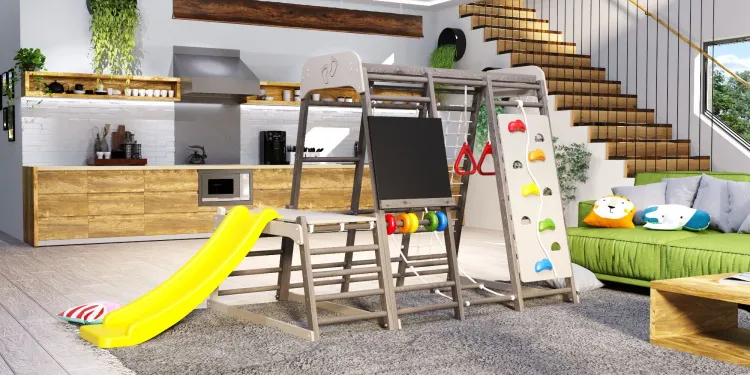 Детская игровая площадка Савушка Непоседа 7 shiitake