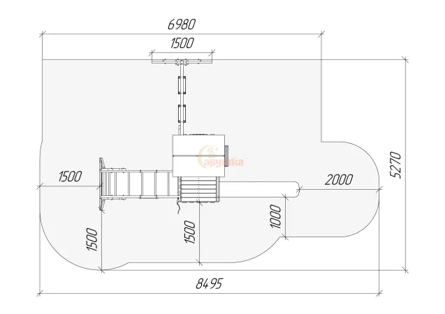 Детская площадка Савушка TooSun (Тусун) 4 Plus