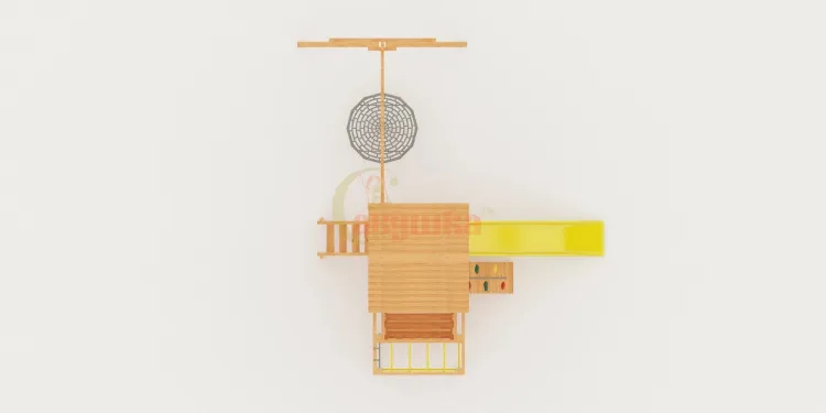 Детская площадка Савушка Мастер 3 с качелями Гнездо 1 метр